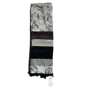 NWT RoosterTails Boutique Vintage Early 2000s Lightweight Detailed Scarf